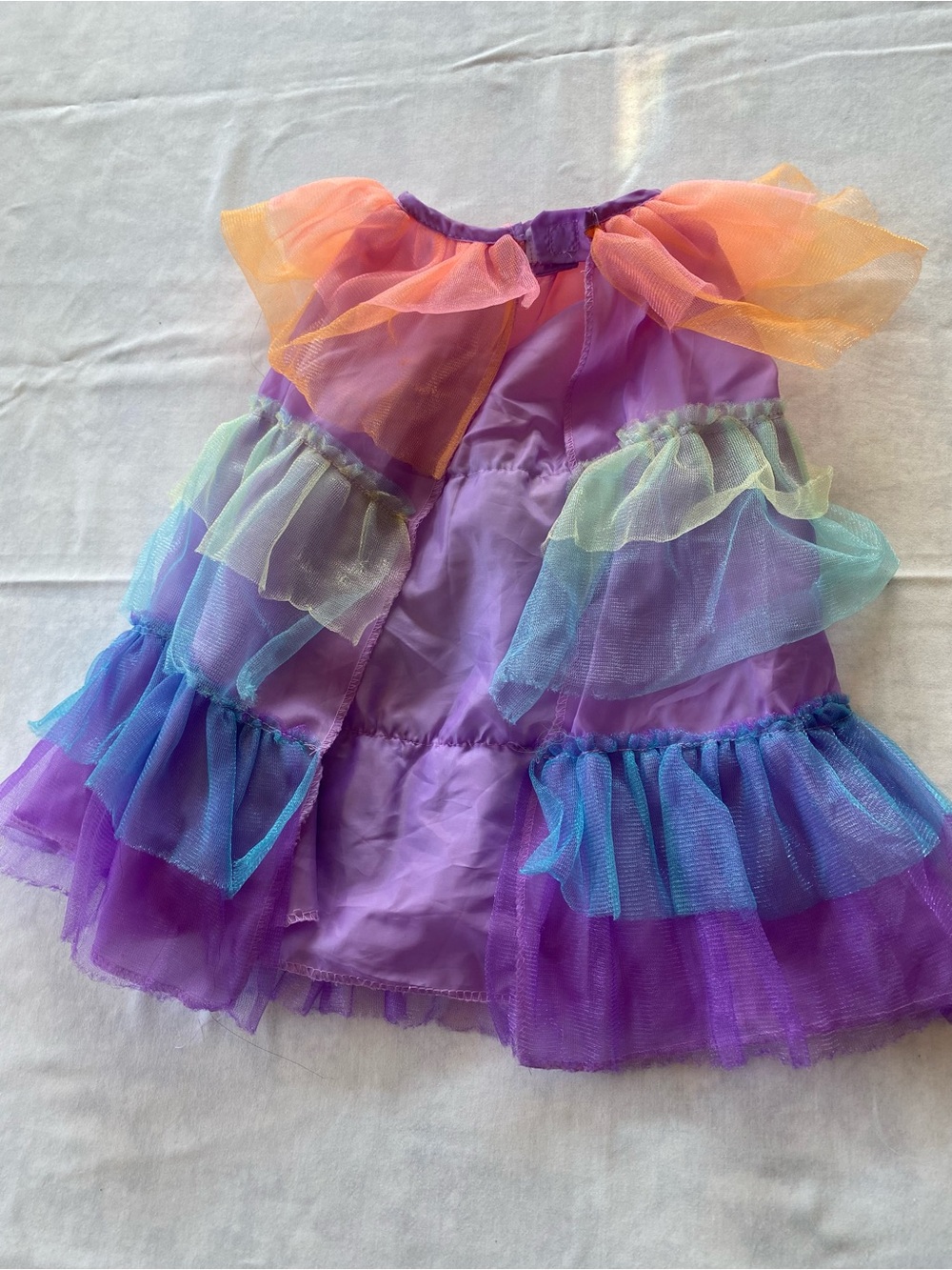 NWOT Halloween Multicolored Tulle Ruffled Kids Skirt Costume Size Medium - Picture 3 of 6